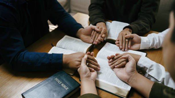 Members of the Crossroads church family fellowshipping
